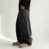 Bro layered cargo pocket cotton pants