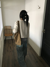 シフ ダメージウォッシュデニムパンツ (belt set)