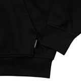 "Y" Patches Relaxed Hoodie Black