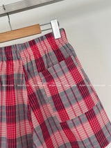 [UNISEX] Patterned Trinkled Short Shorts