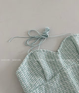 BLACKPINK Tweed Backless Bustier