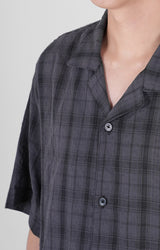 SUNSET TARTAN OPEN COLLAR SHIRT'S