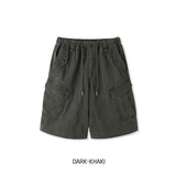 Keshi Pigment Washed Cargo Bermuda Shorts
