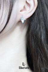クラッシュスクエアキュービックピアス