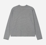 No.1420 stripe cutting crop T (4color)
