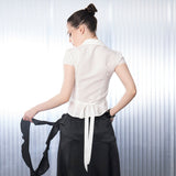 Lacy Bow Shirt [White]