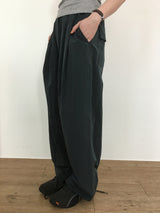メタリックツータックワイドパンツ (3color)