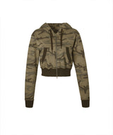 MILITARY CROP HOOD ZIP-UP_CA