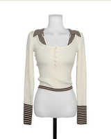preti collar button u-neck nt
