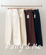 Cotton wide pants(4color)