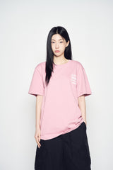 25SS MIX TYPE GRAPHICS SHORT SLEEVE T-SHIRT LIGHT PINK