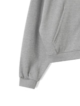 US クロップヴィンテージフードジップアップ (No.858)