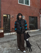 Matty Wool Deep Tuck Wide Slacks