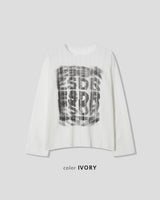 ルネラペインティングシースルーニット