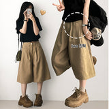 Retro waistband pintuck cotton bermuda pants shorts [short, basic selection]