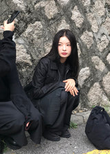 ストライプアーバンスカートパンツ