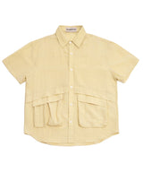 Loose Fit Utility Linen Set_Yellow