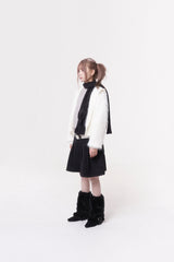 ミニリボンマフラー (black)
