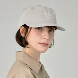 Leaf VZ Monogram Twill Pillbox Cap / Gray