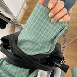 バレットオーバーサイズドボクシーフィットチェックシャツ(3 Colors) –スプリングシャツ/ワーク/オフィスルック