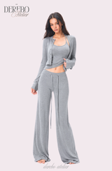 Roena pad sleeveless flare training set-up (pants long)