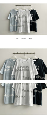 Dure lettering short-sleeved T-shirt
