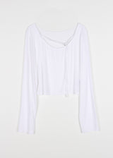 BUCKLE CROP TEE