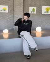 Face Track Line Snap Pants