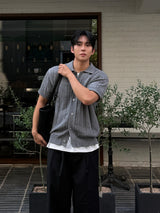 OD cable button cardiganOD cable button cardigan