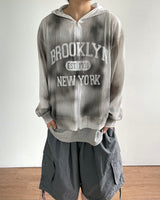 Brue Spray Mesh Hoodie Zip-up