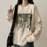 Dipp リブドニット長袖Tシャツ