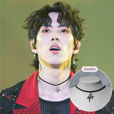 [Stray Kids ハン Necklace] スパークルスパークルチョーカーネックレス - Silver Color