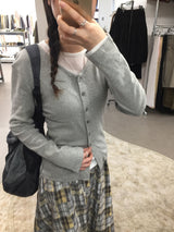 Lavande Punching Cardigan (3color)
