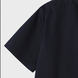 Yellow Dream Star Soft Navy Short-Sleeved Shirt [Unisex]