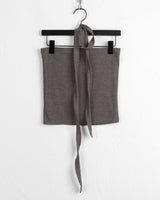 Cable ribbed tank top