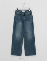 Soyan denim wide pants
