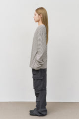 Dyed Stud Cargo Pants