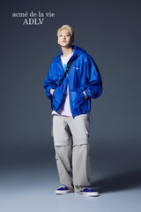 25SS DAMAGE WASHED WIDE CARGO PANTS IVORY