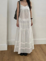 Lia lace long skirt (one color)