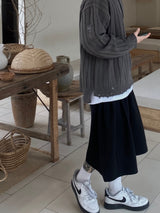 Wide Sweat Bermuda Pants 3C