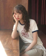 ドローイング ラフ リンガー Tシャツ- 4カラー