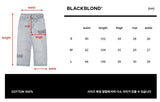 BBD Graffiti Metal Logo Denim Pants (Smoke Blue)