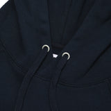 LOWKEY BOOK CLUB LETTERING RAGLAN HOODIE [DARK NAVY]