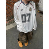 OVDE V-Neck Jersey Long-Sleeve T-Shirt (2 colors)