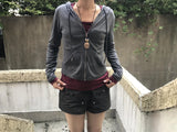 ローヴ スリムフィット フーディー ジップアップ
