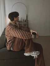 ASCLO D Ring Curve Sweat Pants (3color)