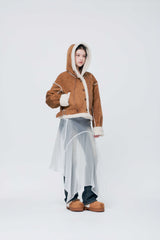 ADORABLE HOOD MUSTANG / CAMEL