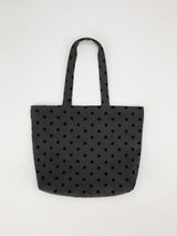 【MADE】Dot Tote corduroy bag [charcoal]