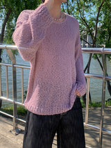 ASCLO キャッスルボートネックサマーニット (4color)