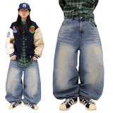 Wide Vintage Denim Balloon Pants